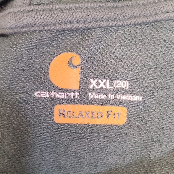 Carhartt Green Sweatshirt Relaxed Fit Hoodie - Picture 4 of 4
